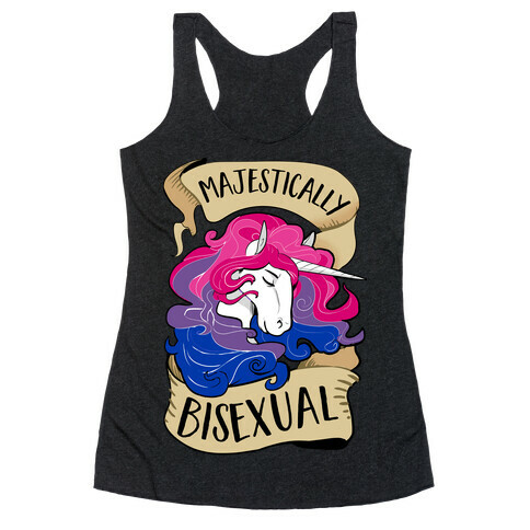 Majestically Bisexual Racerback Tank Top