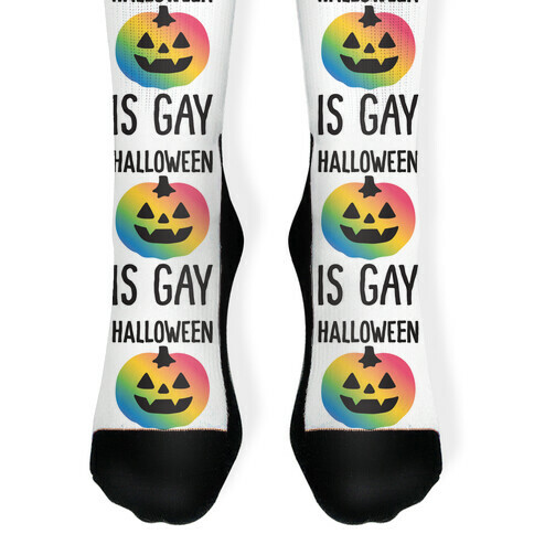 Halloween Is Gay Sock