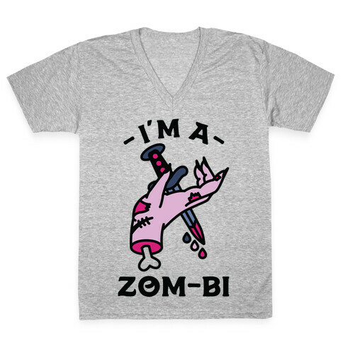 I'm a Zom-bi V-Neck Tee Shirt