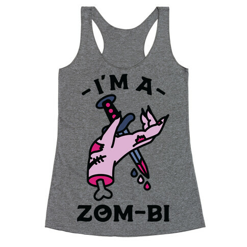 I'm a Zom-bi Racerback Tank Top