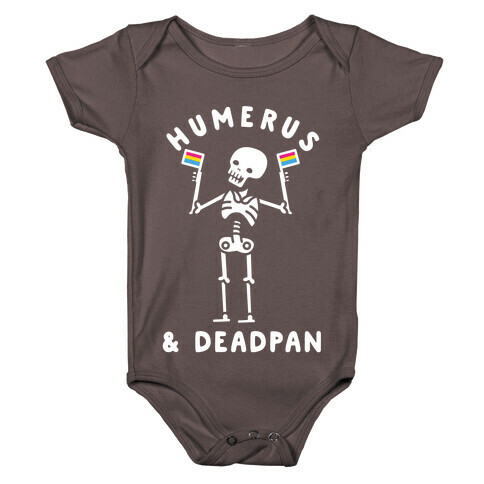 Humerus and Deadpan Baby One-Piece