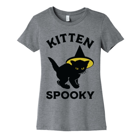 Kitten Spooky Womens T-Shirt