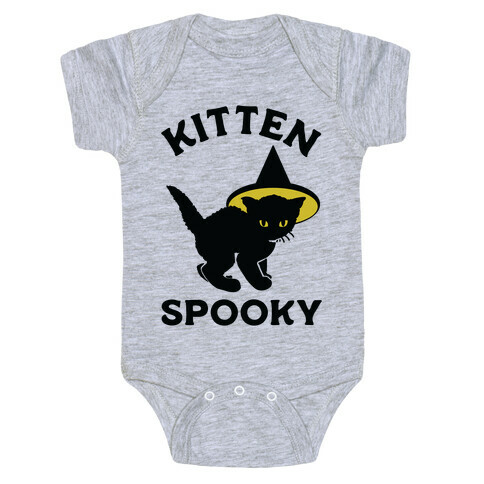 Kitten Spooky Baby One-Piece