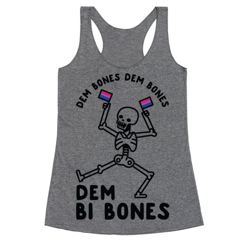 Dem Bones Dem Bones Dem Bi Bones Racerback Tank Top