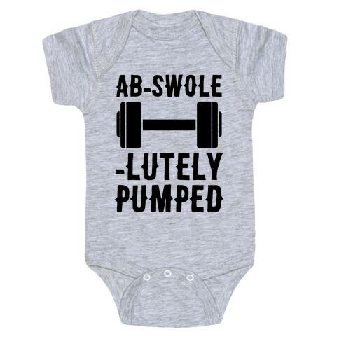 Ab-Swole-lutely Pumped Baby One-Piece
