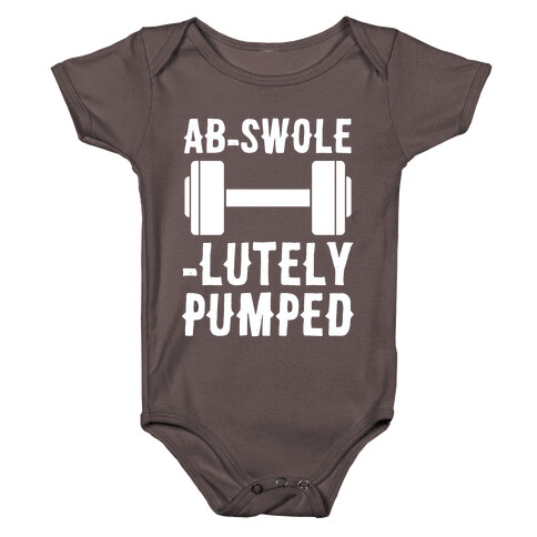 Ab-Swole-lutely Pumped Baby One-Piece