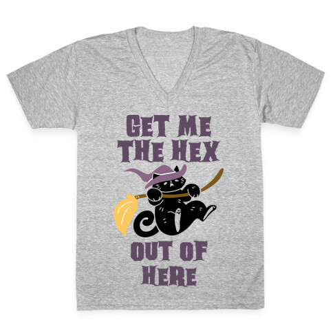 Get Me The Hex Out Of Here! V-Neck Tee Shirt