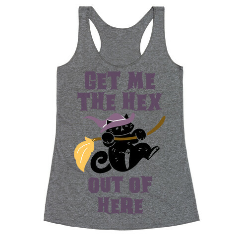 Get Me The Hex Out Of Here! Racerback Tank Top
