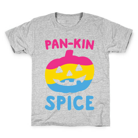 Pan-kin Spice Parody White Print Kids T-Shirt