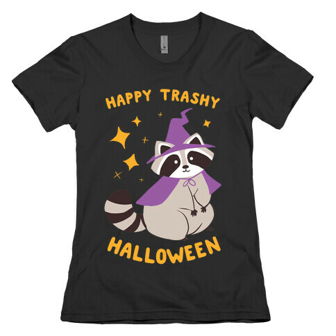 Happy Trashy Halloween Womens T-Shirt