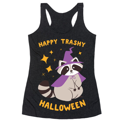 Happy Trashy Halloween Racerback Tank Top