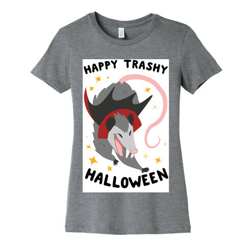 Happy Trashy Halloween Womens T-Shirt