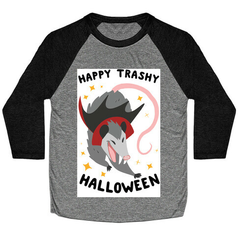 Happy Trashy Halloween Baseball Tee