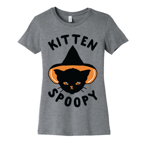 Kitten Spoopy Womens T-Shirt