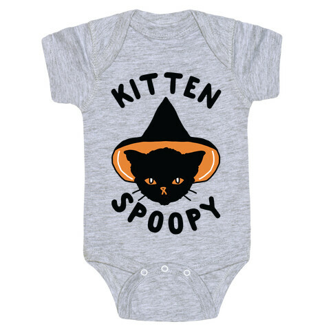 Kitten Spoopy Baby One-Piece