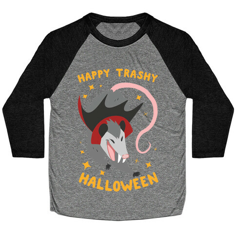 Happy Trashy Halloween Baseball Tee