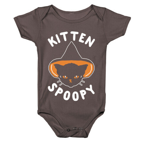 Kitten Spoopy Baby One-Piece