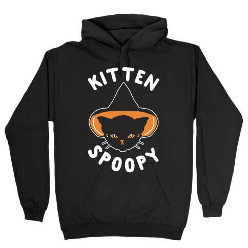 Kitten Spoopy Hooded Sweatshirt