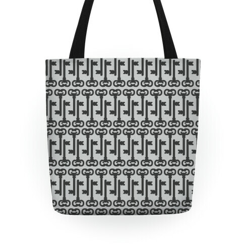 Skeleton Key Pattern Tote