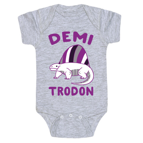 Demi-trodon - Dimetrodon  Baby One-Piece