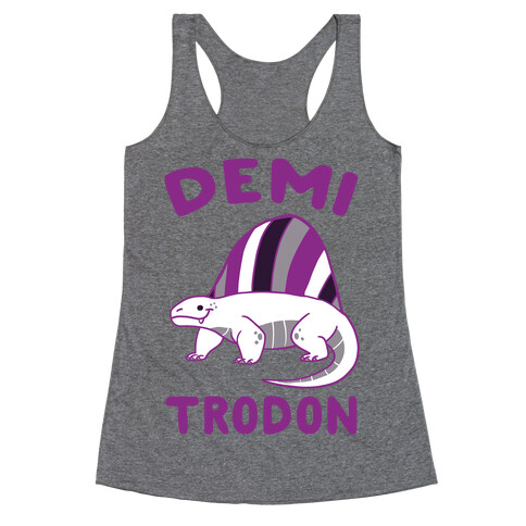 Demi-trodon - Dimetrodon  Racerback Tank Top