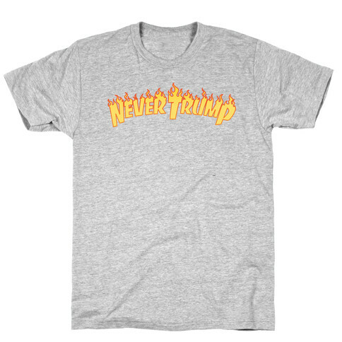 Never Trump Thrasher Logo Parody  T-Shirt