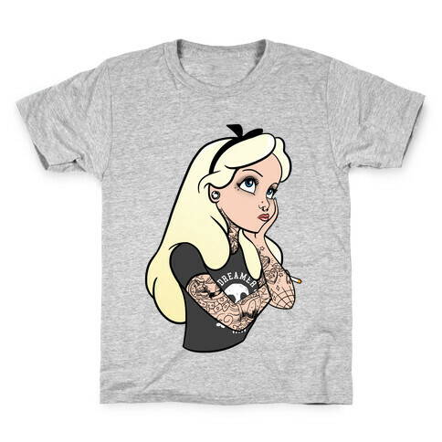 Punk Alice Parody Kids T-Shirt