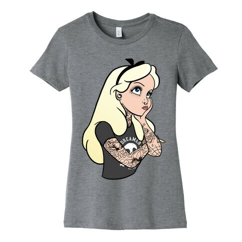 Punk Alice Parody Womens T-Shirt