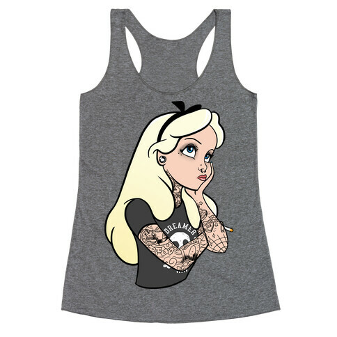 Punk Alice Parody Racerback Tank Top