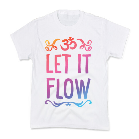 Let It Flow Yoga Kids T-Shirt