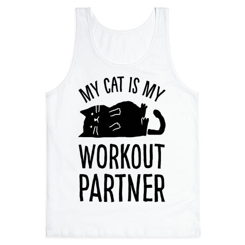 My Cat Is My Workout Partner Tank Top