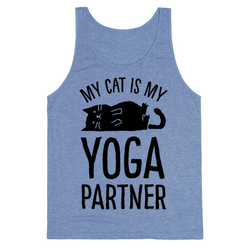 My Cat Is My Yoga Partner Tank Top