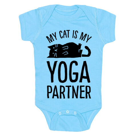 My Cat Is My Yoga Partner Baby One-Piece