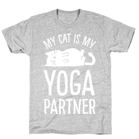 My Cat Is My Yoga Partner T-Shirt