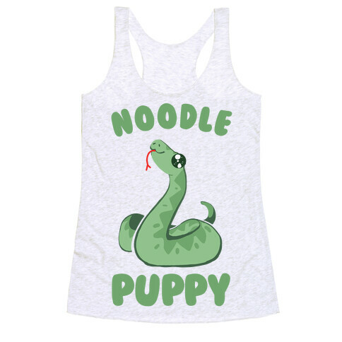 Noodle Puppy Racerback Tank Top