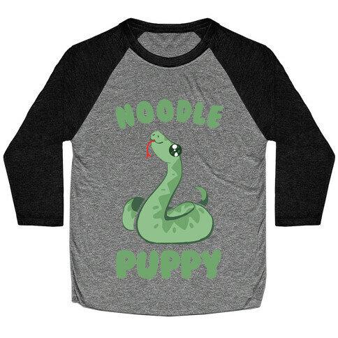 Noodle Puppy Baseball Tee