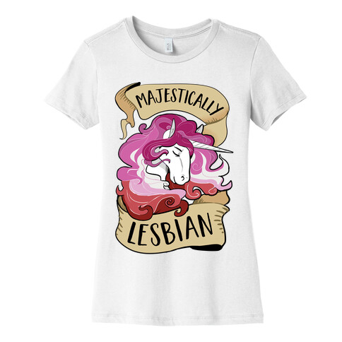 Majestically Lesbian Womens T-Shirt