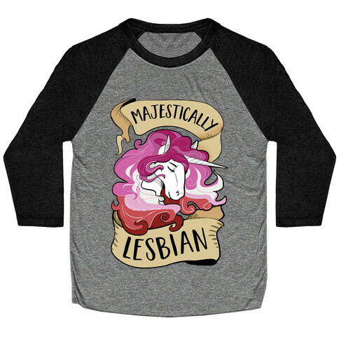 Majestically Lesbian Baseball Tee