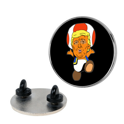  Donald Trump Toad Mushroom Pin