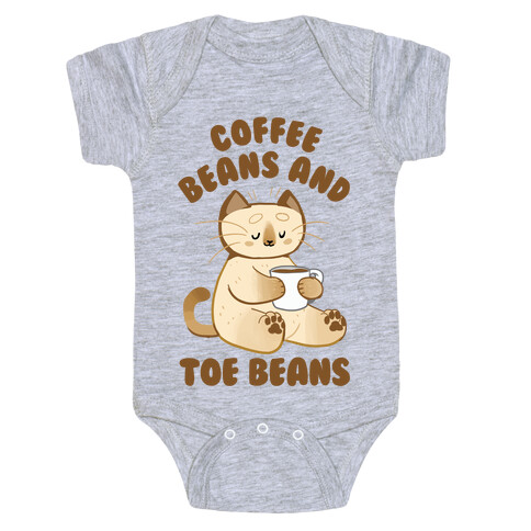 Coffee Beans and Toe Beans Baby One-Piece