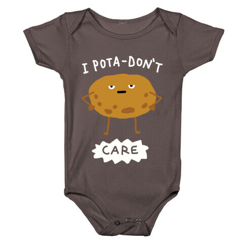 I Pota-Don't Care Potato Baby One-Piece