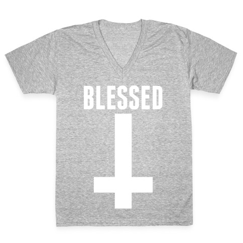 Blessed V-Neck Tee Shirt