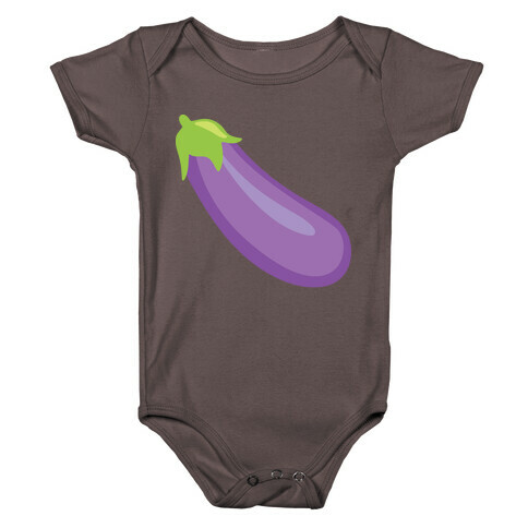 Eggplant/Peach Pair (Eggplant) Baby One-Piece