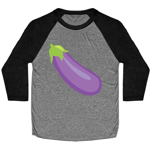 Eggplant/Peach Pair (Eggplant) Baseball Tee