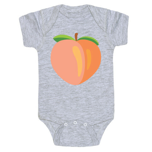 Eggplant/Peach Pair (Peach) Baby One-Piece