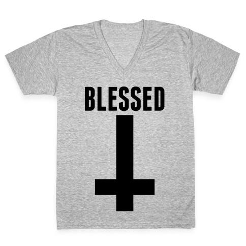 Blessed V-Neck Tee Shirt