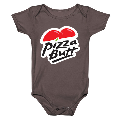 Pizza Butt Parody Baby One-Piece