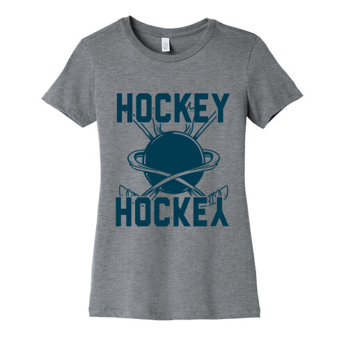 Hockey Upside Down is Still Hockey! Womens T-Shirt