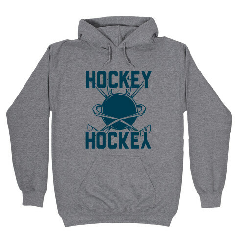 Hockey Upside Down is Still Hockey! Hooded Sweatshirt