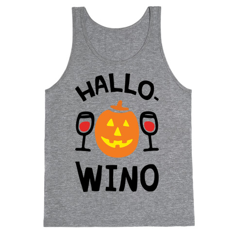 Hallo-Wino Pumpkin Tank Top